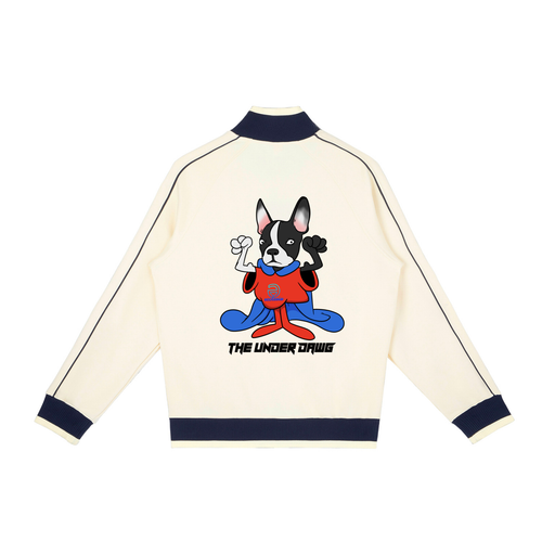 Color Block Raglan Sleeve Zip Track Jacket